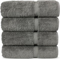 Hilton Style Luxury Hotel Bath Towels 100% Turkish Cotton White Plush