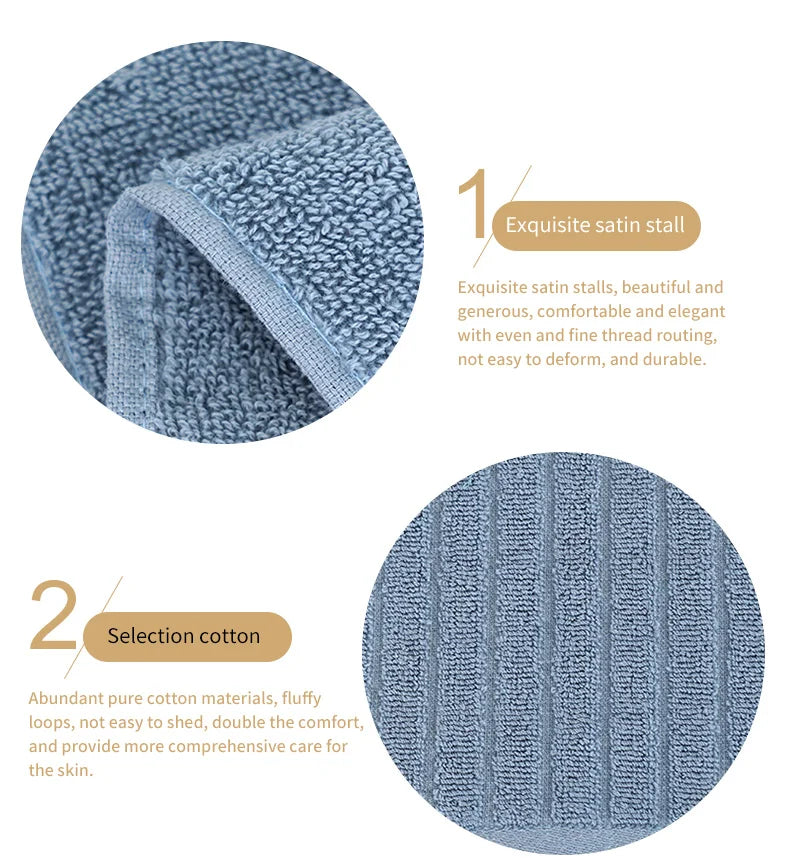 100% Cotton Luxury Hotel Bath Towels, Custom Extra Large Soft Absorbent Turkish Towel Set for Bathroom