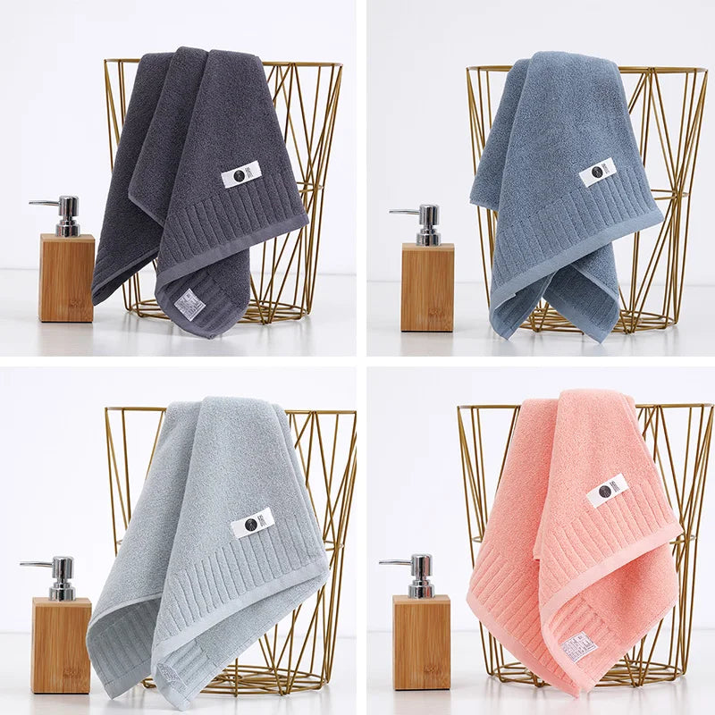 100% Cotton Luxury Hotel Bath Towels, Custom Extra Large Soft Absorbent Turkish Towel Set for Bathroom